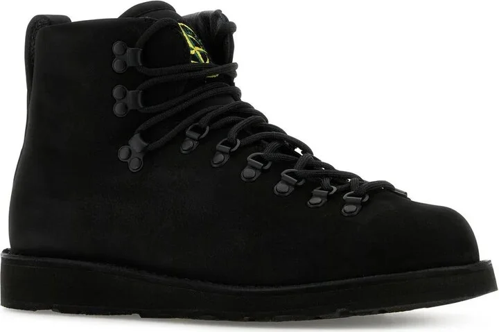 Black Leather S0204 Nabuk Sneakers - Image 2