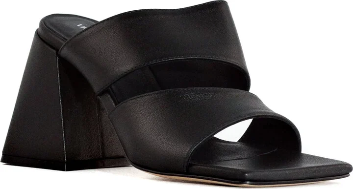 Black Leather Sandal - Image 2