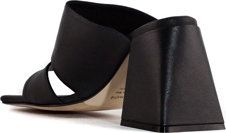 Black Leather Sandal - Image 3