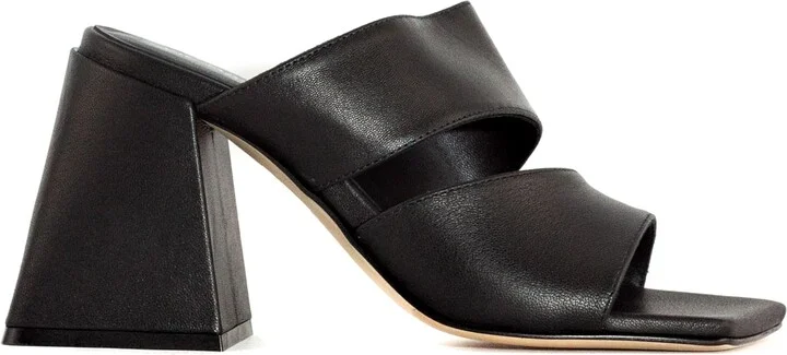 Black Leather Sandal