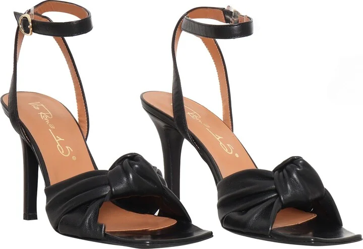 Black Leather Sandals - Image 3
