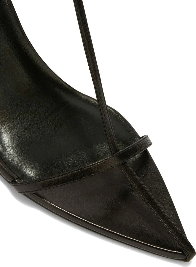 Black Leather Sandals - Image 5