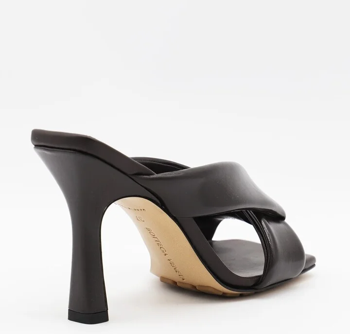Black Leather Sandals - Image 2