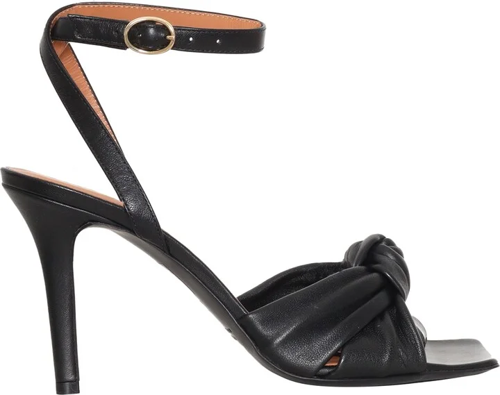 Black Leather Sandals