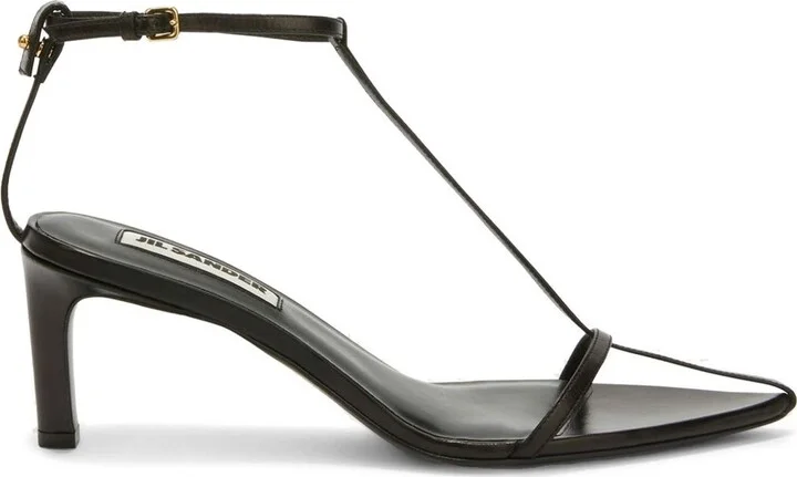 Black Leather Sandals