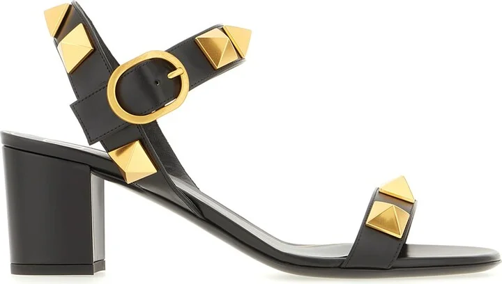Black Leather Sandals