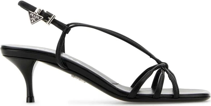 Black Leather Sandals