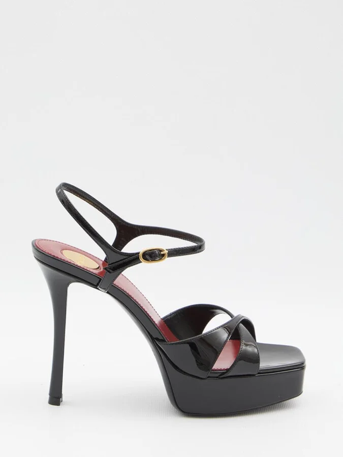 Black Leather Sandals