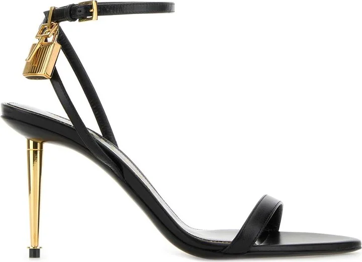 Black Leather Sandals