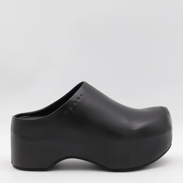 Black Leather Sandals