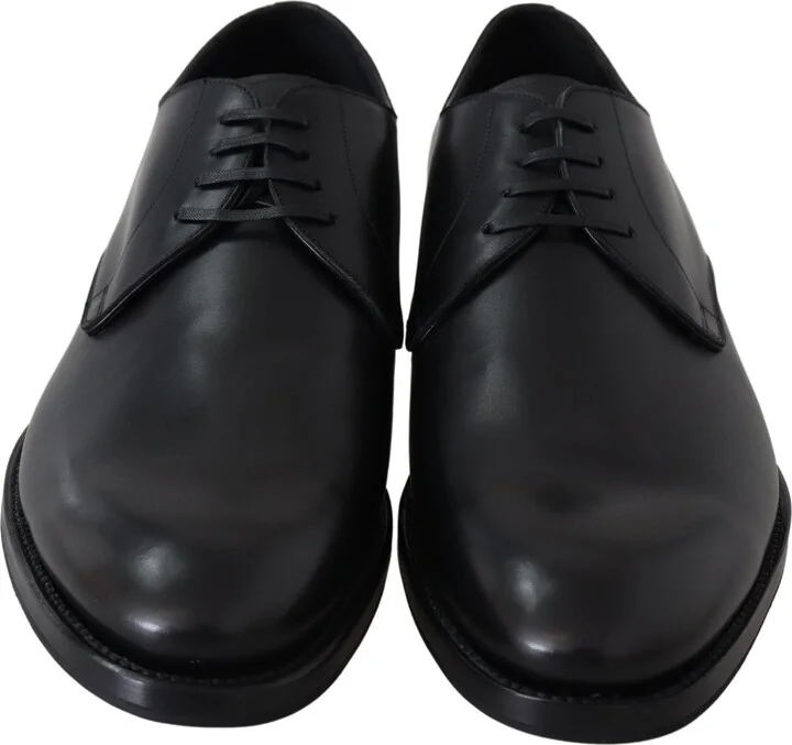 Black Leather SARTORIA Hand Made Men's Shoes - Image 3