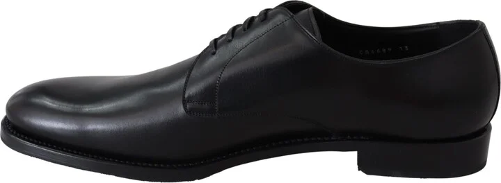 Black Leather SARTORIA Hand Made Men's Shoes - Image 6