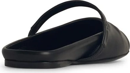 Black Leather Slippers - Image 3