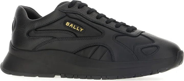 Black Leather Sneakers - Image 2