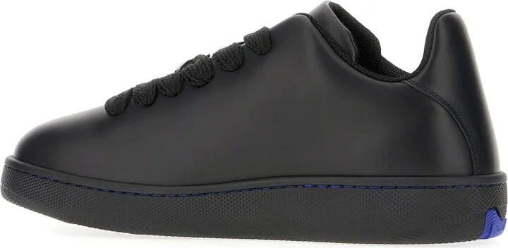 Black Leather Sneakers - Image 3
