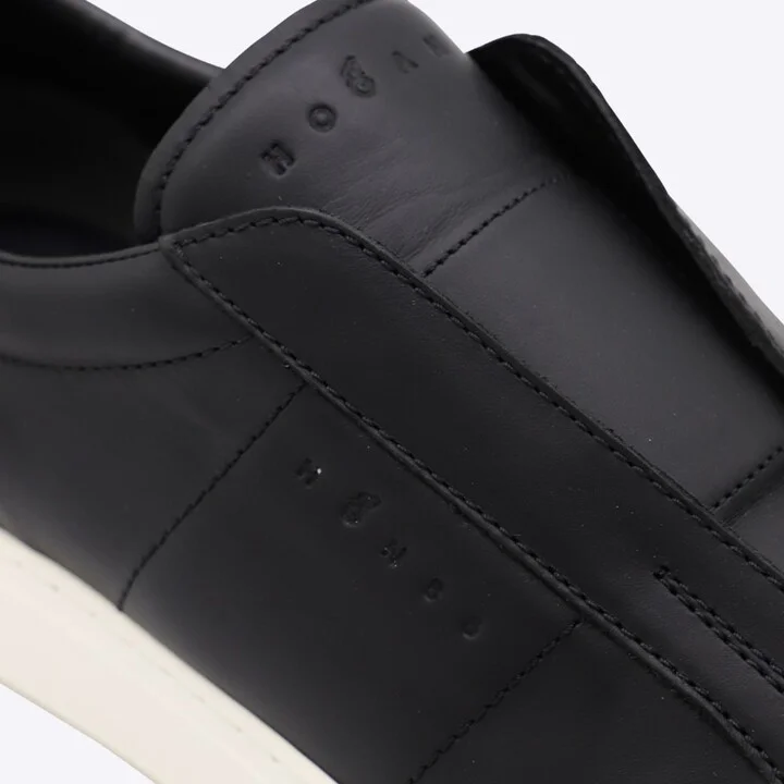 Black Leather Sneakers - Image 4
