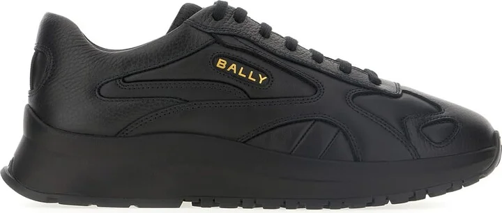 Black Leather Sneakers