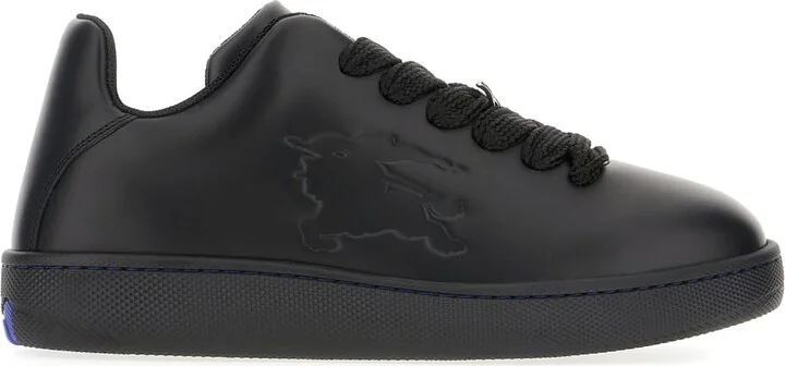 Black Leather Sneakers