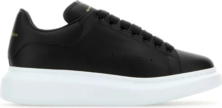 Black Leather Sneakers