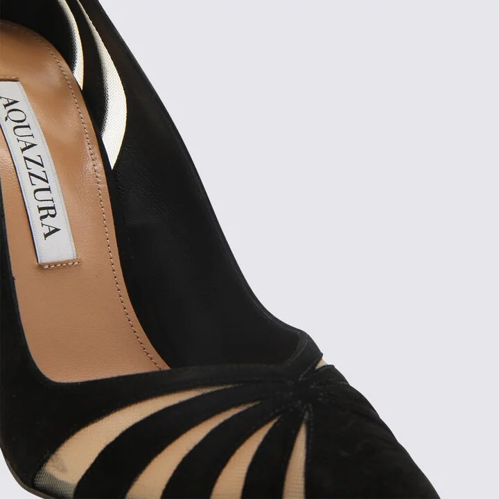 Black Leather The Spy Pump 105 - Image 4