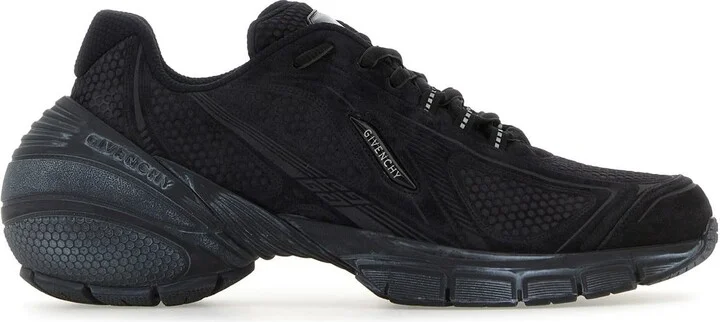 Black leather TK-MX Runner sneakers