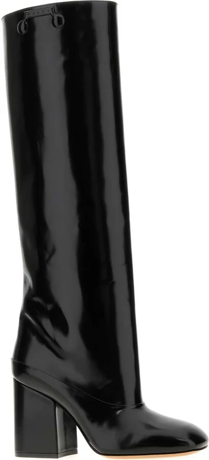 Black Leather Trunkaroo Boots - Image 2