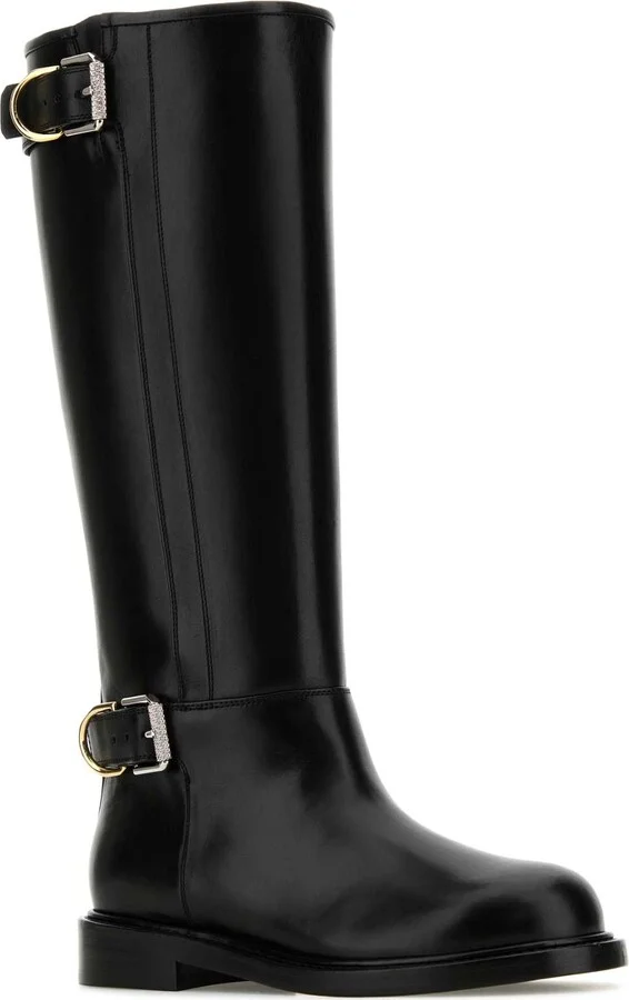 Black Leather Voyou Boots - Image 2
