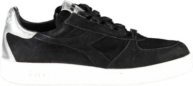 Black Leather Women Women's Sneaker