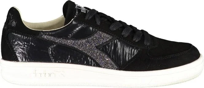 Black Leather Women Women's Sneaker