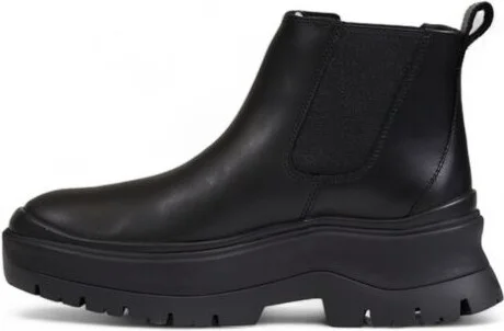 Black Leather Women's Ankle - Image 2