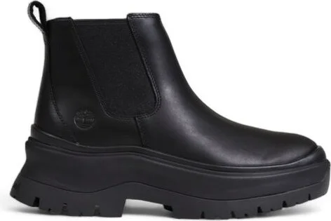 Black Leather Women's Ankle
