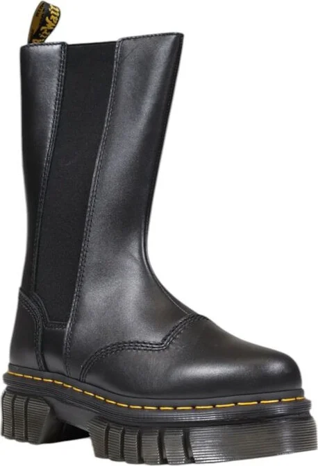 Black Leather Women's Boot - Image 2