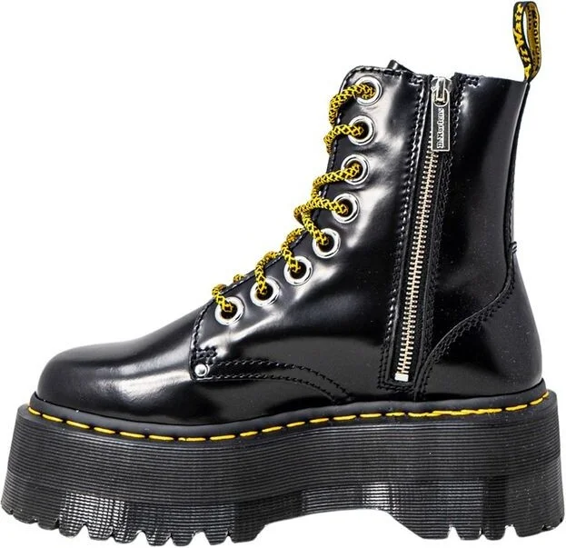 Black Leather Women's Boot - Image 2