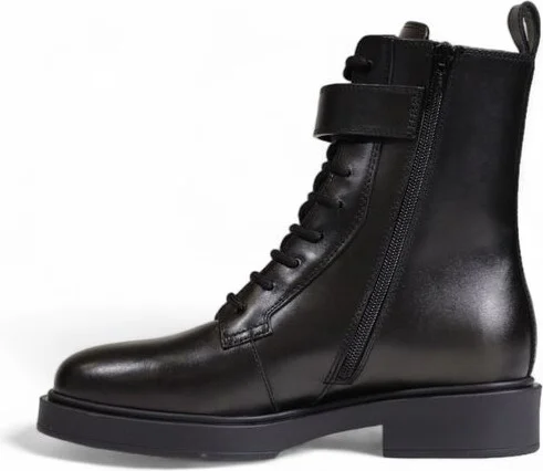 Black Leather Women's Boot - Image 3