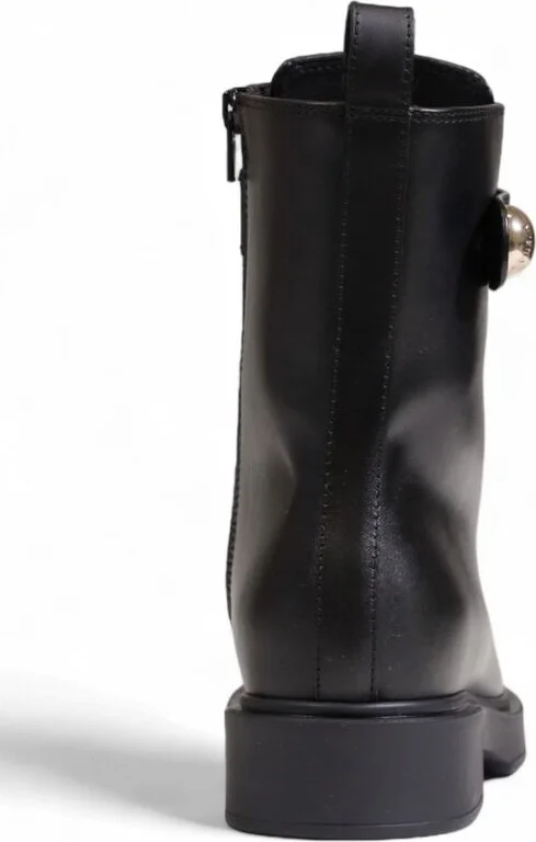 Black Leather Women's Boot - Image 4