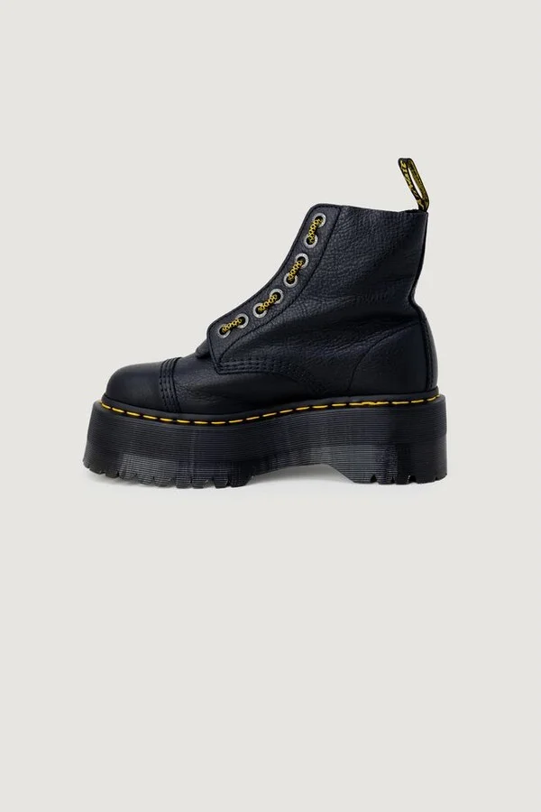 Black Leather Women's Boot - Image 4