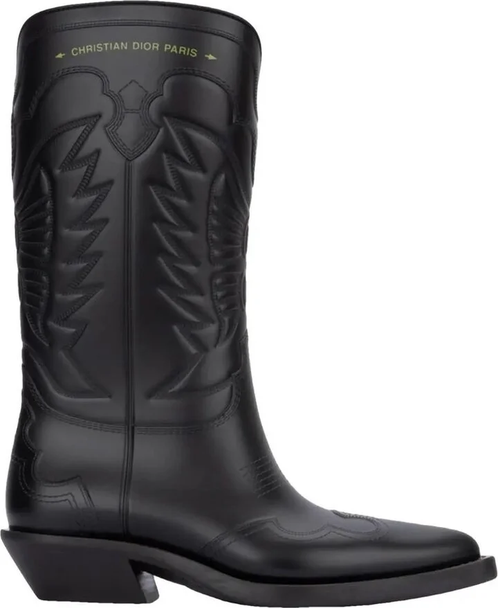 Black Leather Women's Boot