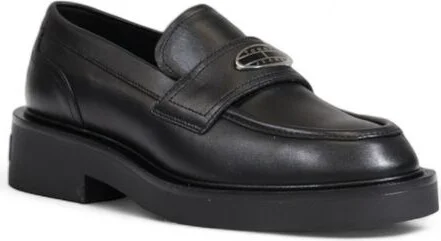 Black Leather Women's Platform - Image 2