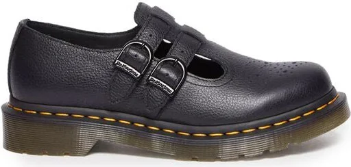 Black Leather Women's Platform