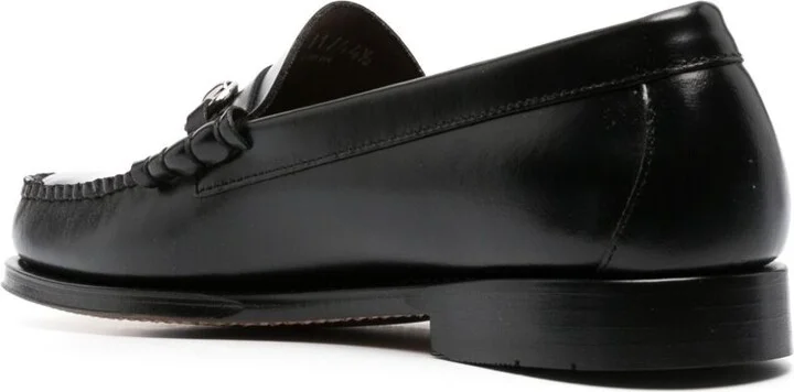 Black Lincoln Heritage Leather Loafers - Image 3