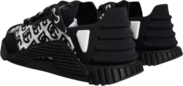 Black Logo Lace Up Low Top NS1 Sneakers Men's Shoes (Pre-Owned) - Image 4