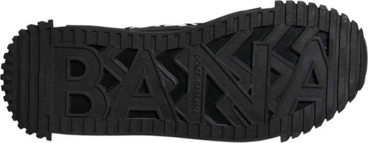 Black Logo Lace Up Low Top NS1 Sneakers Men's Shoes (Pre-Owned) - Image 3