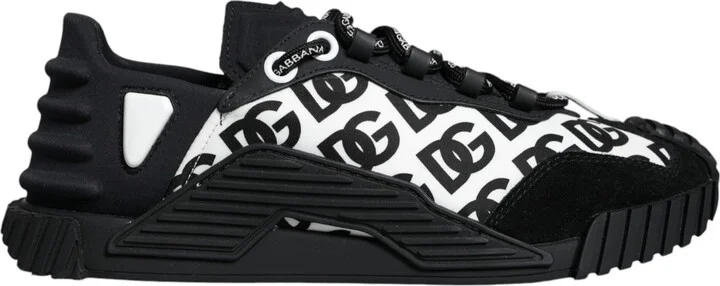 Black Logo Lace Up Low Top NS1 Sneakers Men's Shoes (Pre-Owned)