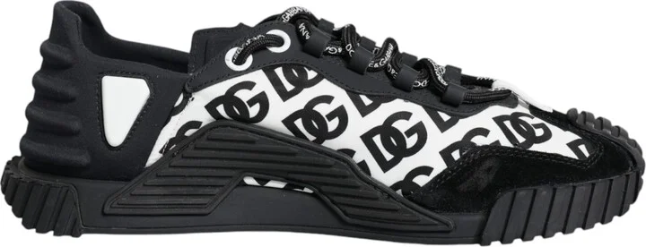 Black Logo Lace Up Low Top NS1 Sneakers Men's Shoes (Pre-Owned)