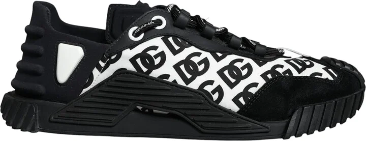 Black Logo Lace Up Low Top NS1 Sneakers Men's Shoes (Pre-Owned)
