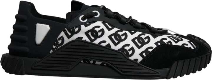 Black Logo Lace Up Low Top NS1 Sneakers Men's Shoes (Pre-Owned)
