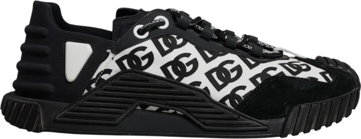 Black Logo Lace Up Low Top NS1 Sneakers Men's Shoes (Pre-Owned)
