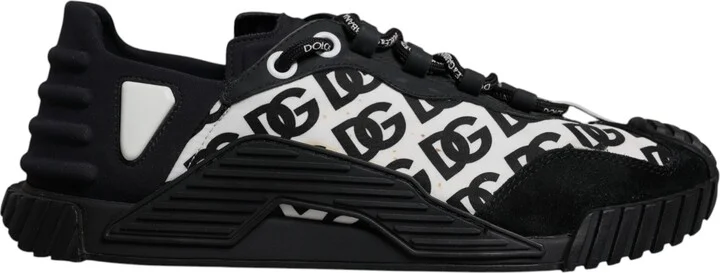 Black Logo Lace Up Low Top NS1 Sneakers Men's Shoes (Pre-Owned)