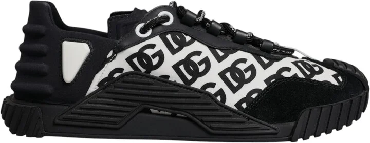 Black Logo Lace Up Low Top NS1 Sneakers Men's Shoes (Pre-Owned)