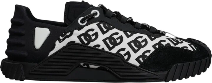 Black Logo Lace Up Low Top NS1 Sneakers Men's Shoes (Pre-Owned)
